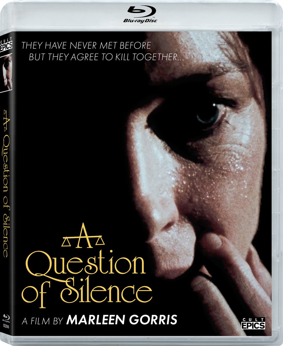 CultEpics's tweet photo. Marleen Gorris' A QUESTION OF SILENCE on Blu-ray & DVD June 13.23 #marleengorris #aquestionofsilence #Feminism #cultepics https://t.co/1JrKbaIgib