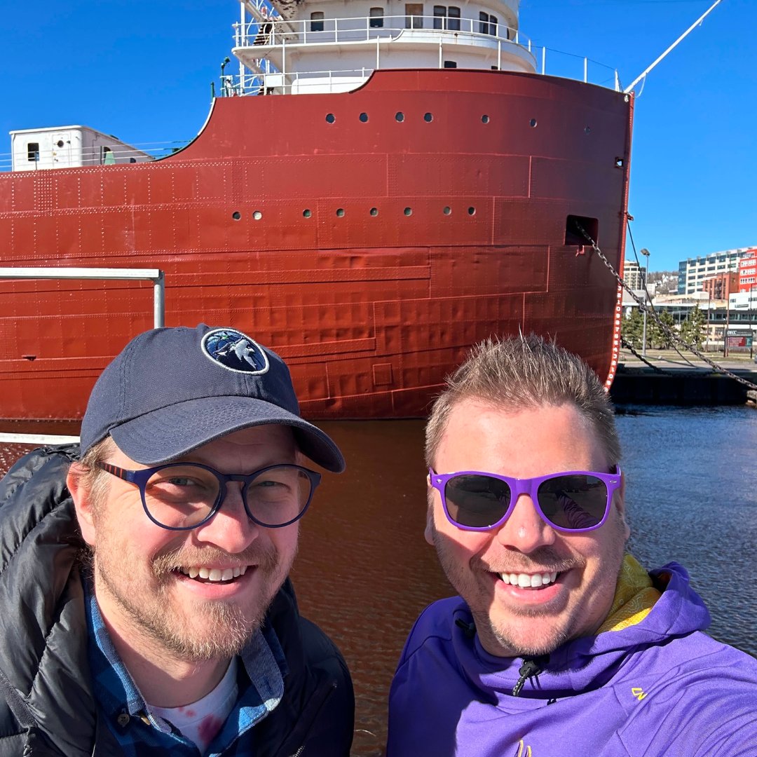 SkolMarketing's tweet photo. Ben &amp; Marty taking on Duluth to plan our next moves for Skol Marketing! 🚀🌟 
As we celebrate Small Business Month in May, we're committed to empowering fellow small businesses to reach new heights with our innovative strategies! 👊🏼 
#SmallBusinessMonth #EmpoweringEntrepreneurs https://t.co/7ZbYk33eNz
