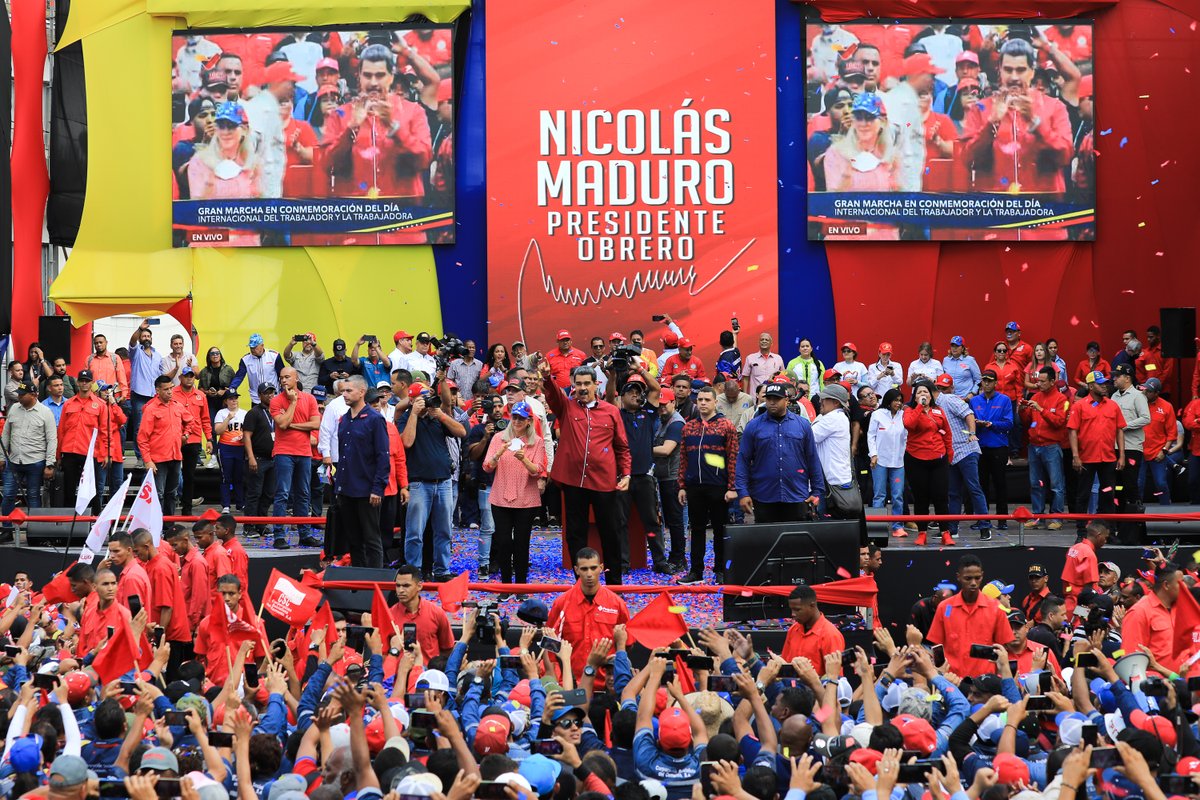 #2May| 🇻🇪 📢 ¡ETIQUETA DEL DÍA! ▶️ #TrabajadoresConMaduro ¡Leales, siempre!