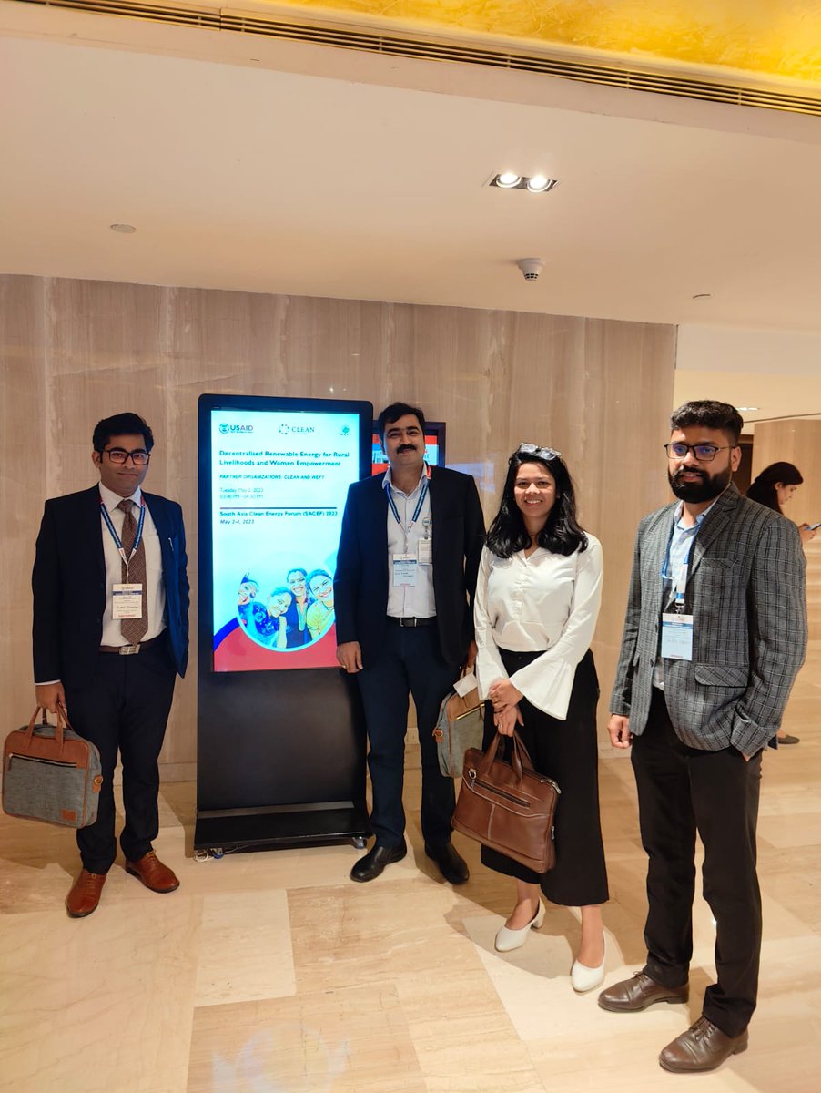 7a4a9b1b01be4ca's tweet photo. South Asia Clean Energy Forum 2023"  It's always feel great and knowledful to attend such events.  And represent Wechitra Enterprises and IAEMP being secreatry #IAEMP Delhi.. together with IAEMP president and head of operations #EESL. https://t.co/p04LkGqMO6