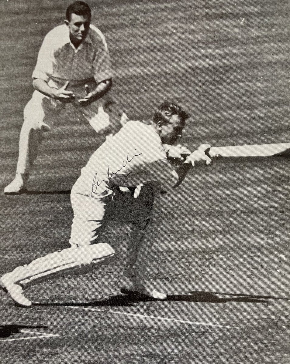 Arthur Milton 

Gloucestershire, Arsenal &amp; England 

Played cricket for Gloucestershire from 1948 - 1974 &amp; 6 Test matches for England in 1958 &amp; 1959. He also played football for Arsenal between 1951 - 1955, and for England in 1951, against Austria at Wembley.

#Glos #AFC