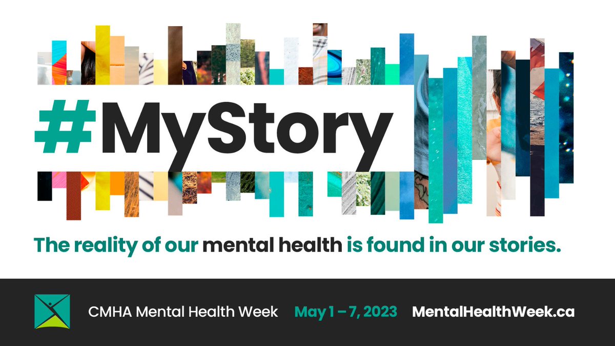 1 in 5 Canadians will experience a mental illness or mental health issue in their lifetime, but we all have mental health. Sharing our story helps us build connections in our communities and break down stigma: mentalhealthweek.ca.
#MyStory #CMHAMentalHealthWeek