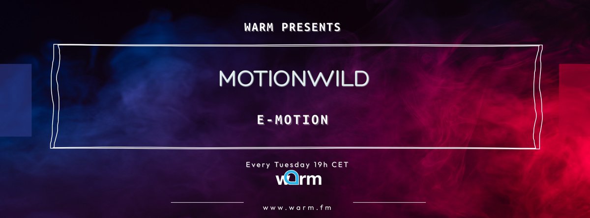 De 19h à 20h Motionwild vous présente E-Motion.
Un mix Melodic Organic House