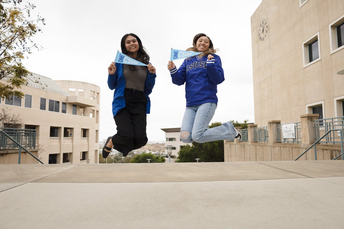csusmalumni's tweet photo. Today (Tuesday, May 2) is the day you could change someone’s future! Until midnight tonight, every gift will go directly to fund student scholarships 💙#OneCSUSM
SHOW YOUR SUPPORT: https://t.co/nSx6UmhgJ0 https://t.co/Uj0C5wibST
