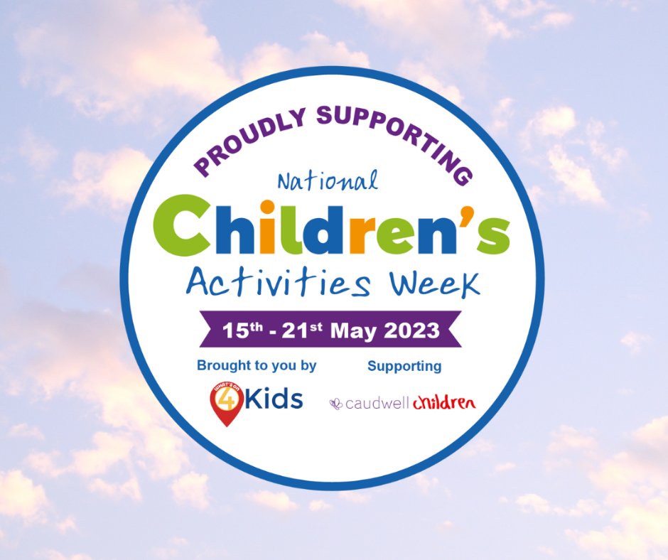 We are super excited to be taking part in #ChildrensActivitiesWeek 2023, which is running from 15th to 21st May to help raise funds for an incredible charity, <a href="/caudwellkids/">Caudwell Children</a>. 

This year's theme is #watchmefly and we can't wait to share our activities with you all! Stay tuned!