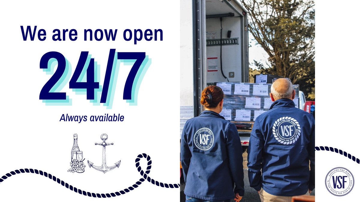 Hello Twitter !

Starting this week, we will now be open every day from Monday until Sunday 🗓

We hope to hear from you soon ! 🍷👩‍💻

#alwaysavailable #winesuppliers #wine #spirit  #supplier #yacht #yachting #yachtie #cotedazur