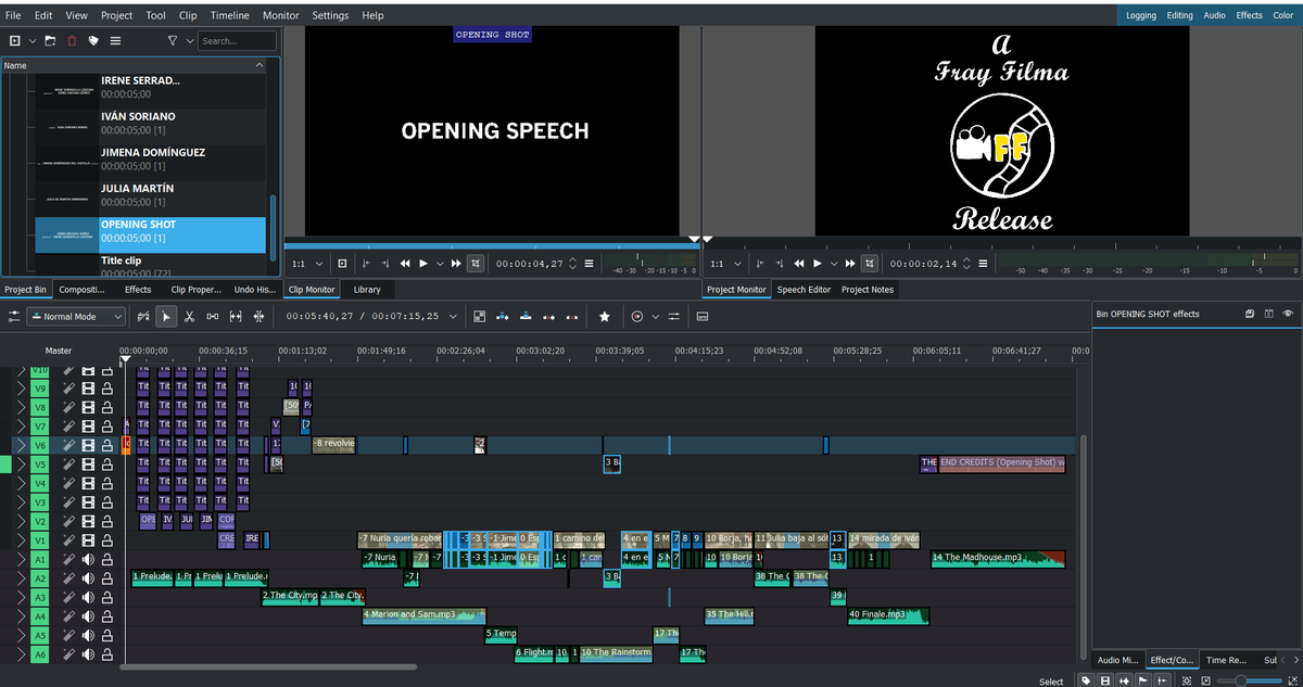 carloseducacyl's tweet photo. ¿Buscas un editor de video gratuito y de código abierto? ¡Prueba @kdenlive! Con su interfaz intuitiva y herramientas avanzadas, podrás crear videos de alta calidad como el del #PIEFilma del @crfptic #OpeningSpeech #ElPregón #Cinema #Entertainment https://t.co/3dqxheSmV0