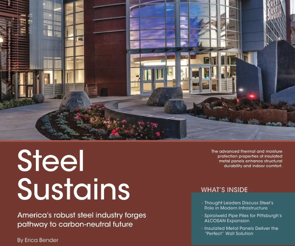 buildsteelorg's tweet photo. The U.S. steel industry is making historic advancements in producing sustainable steel. Learn what the industry experts have to say https://t.co/VgsiZ8dPxI #SteelIndustry #BuildSteel #CFSteel #Construction #GreenBuilding #GreenBuilding #Sustainability @aisisteel @MBCEA_News https://t.co/qUA7CpS5Ad