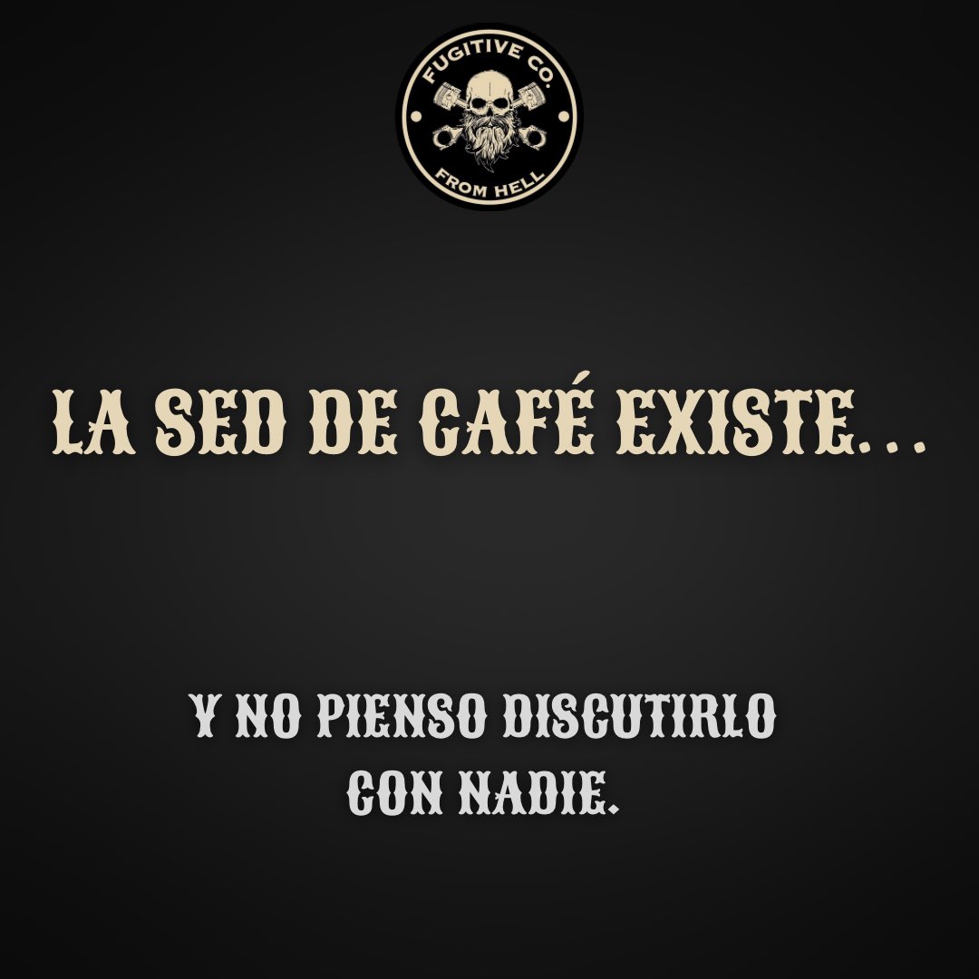 FugitiveCoffee's tweet photo. …y no pienso discutirlo con nadie!! #fugitivecoffee https://t.co/e9BqUcgFGn