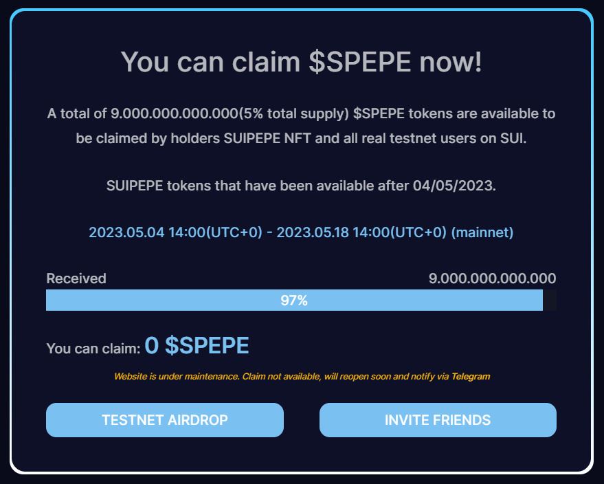 meesee394's tweet photo. #Sui no #airdrop, #SuiPepe will airdrop. We will make the biggest airdrop ever.Sui Pepe on testnet
ไปทำก่อน เผื่อจะมีไรดีๆ
https://t.co/eoxVrexJBs https://t.co/jm57irwAs4