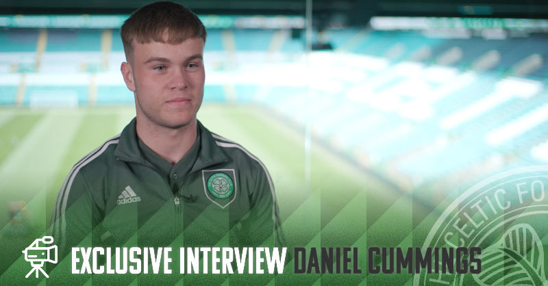 CelticFCAcademy's tweet photo. 🗣 “It’s every boy’s dream to play at your National Stadium, so hopefully we can make it a good performance and ultimately get the win.”

🎥 Daniel Cummings spoke ahead of the young Hoops' #ScottishYouthCup final at Hampden Park tomorrow night (Wednesday).

#CELRAN | #COYBIG🍀