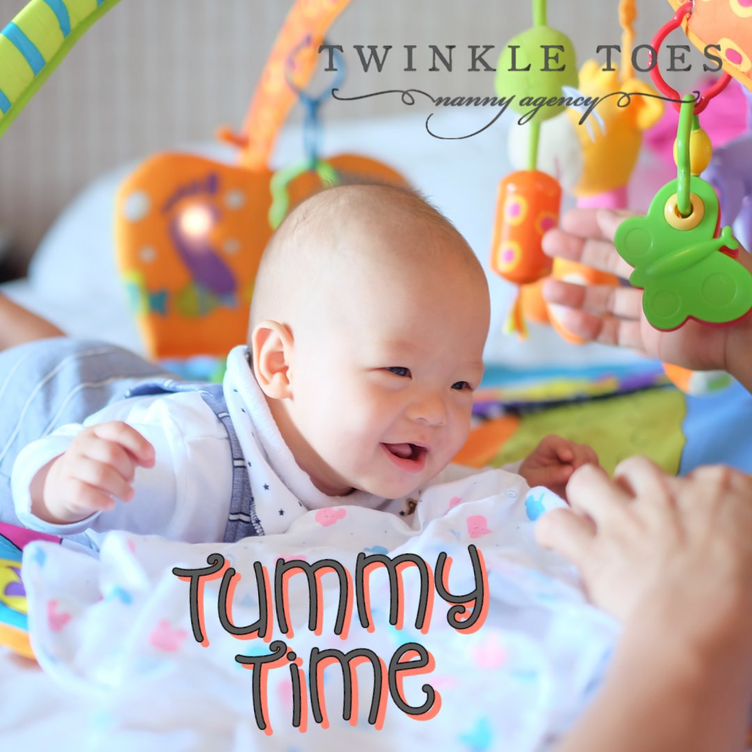 Tummy time fun.  Maybe we should continue with "planks" into adulthood 🤔 😅 
In all seriousness, #tummytime for #infants is so important.  It's an important way to help #babies strengthen muscle groups. 
Our nannies are knowledgeable about the importance of  #infant #milestones