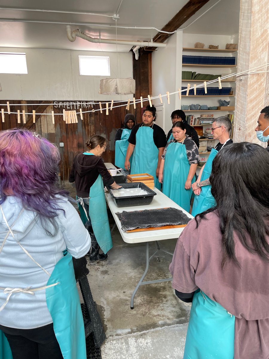 SFMade (@sfmade) on Twitter photo Last week, we at #SFMade had the pleasure of bringing in 2 classes from the MADE program from Downtown High to <a href="/ShotwellPaper/">Shotwell Paper Mill</a> for incredible paper making workshops with founder Pam!
A few students said they would love to pursue this in a summer internship or as a career! #sf Last week, we at #SFMade had the pleasure of bringing in 2 classes from the MADE program from Downtown High to <a href="/ShotwellPaper/">Shotwell Paper Mill</a> for incredible paper making workshops with founder Pam!
A few students said they would love to pursue this in a summer internship or as a career! #sf