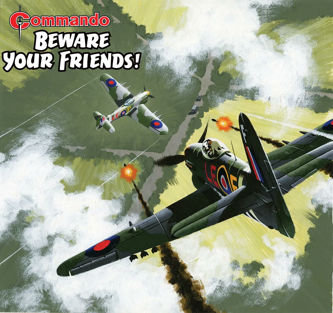 CommandoComic's tweet photo. It’s a dicey business attacking Nazi armoured columns. Danger is ever‑present, but there’s double danger when rockets and cannon shells start coming at you —fired from behind! Issue 5644 is out soon! - QM
#comics #commando #commandocomics #history #artwork #ww2 #warcomics https://t.co/7NVyMYA1s1