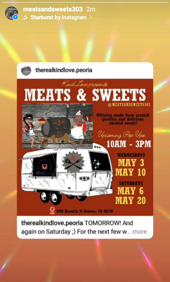 We are excited to announce our collaboration with Kind Love on Peoria! Come see us Wednesday and Sat for delicious food and stop in for edibles! #feedthepig #foodtrailer #bbq #catering