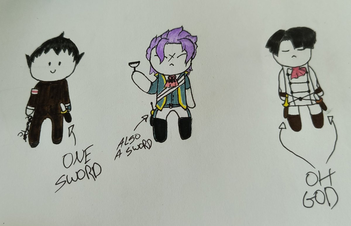 DAY 2 - swords

#baroasoryuuweek2023 #dgs #tgaa #大逆転裁判 #thegreataceattorney