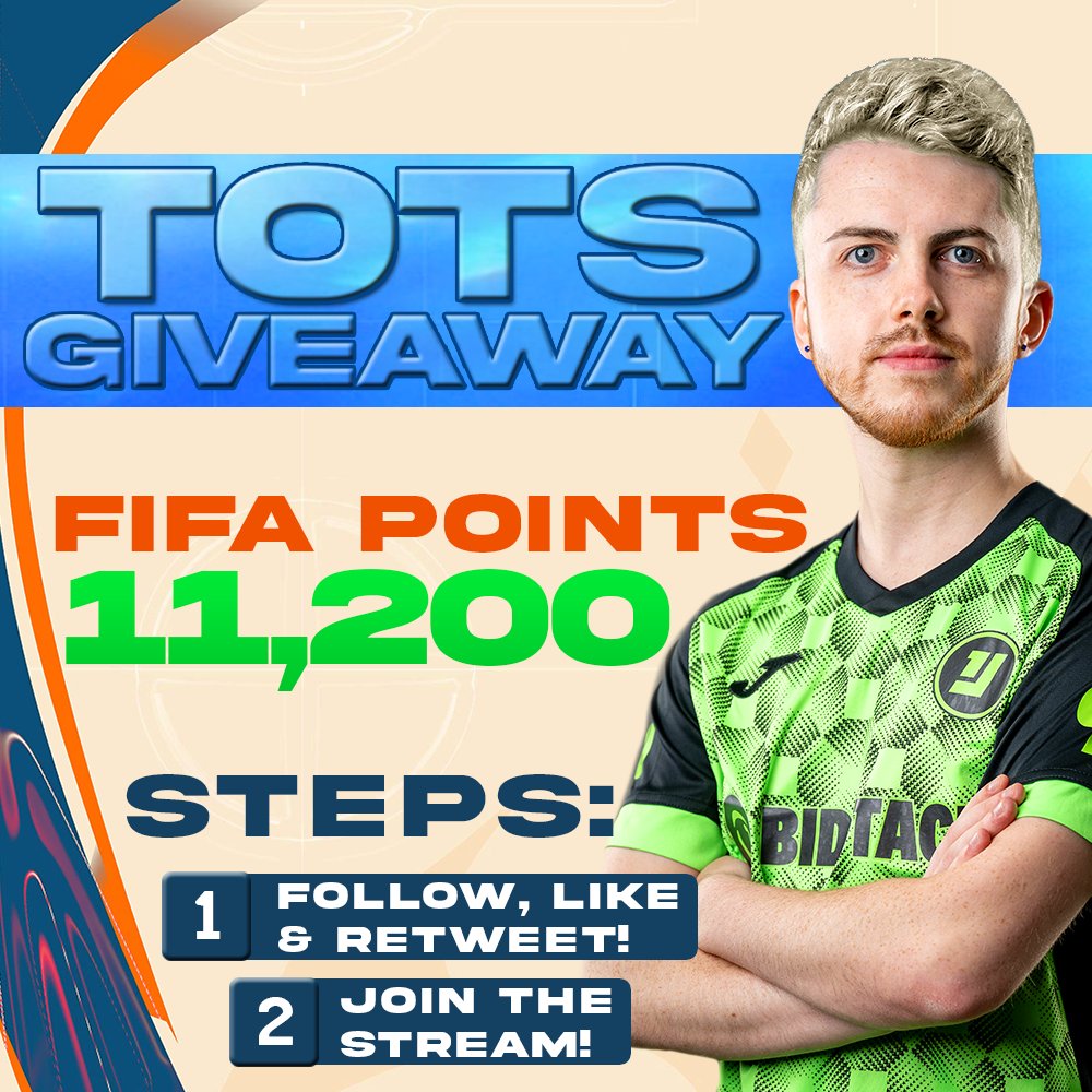 TheGaraShow's tweet image. 🚨TOTS FIFA POINTS GIVEAWAY🚨

Want some FIFA Points to pack a Team of the Season Card? Here's your chance!😍

To enter: 
1⃣ Follow, Like &amp;amp; Retweet
2⃣ Join my stream at anytime this week!

4 Winners of 2,800 FP will be announced LIVE on Friday at 9pm, Good luck!🤞