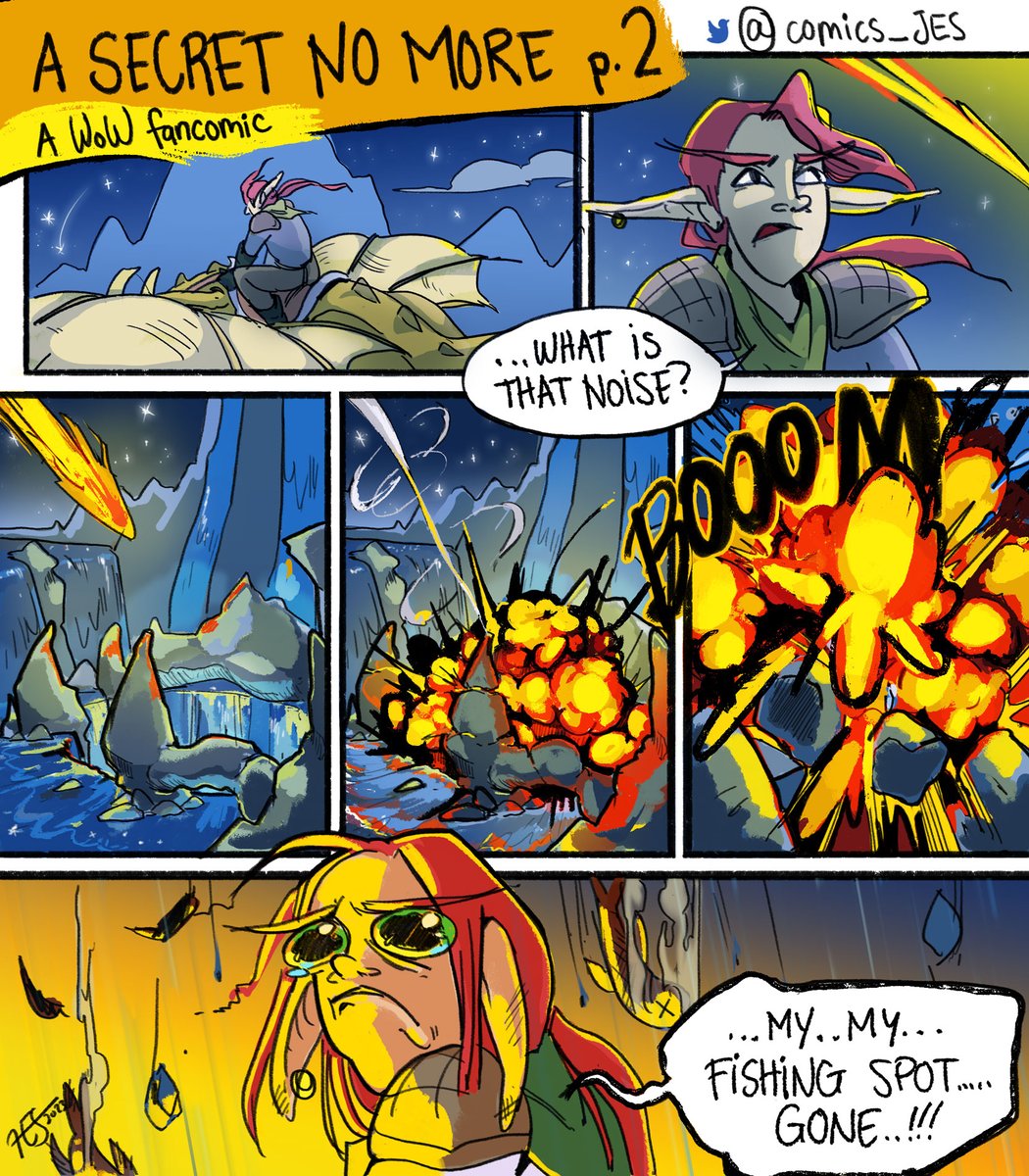 comics_JES's tweet photo. I think a few of us recognized that little spot in the 10.1 cinematic #embersofneltharion #dragonflight #warcraft #worldofwarcraft #wow #fanart #comic #comics https://t.co/Y7liFFVvG3