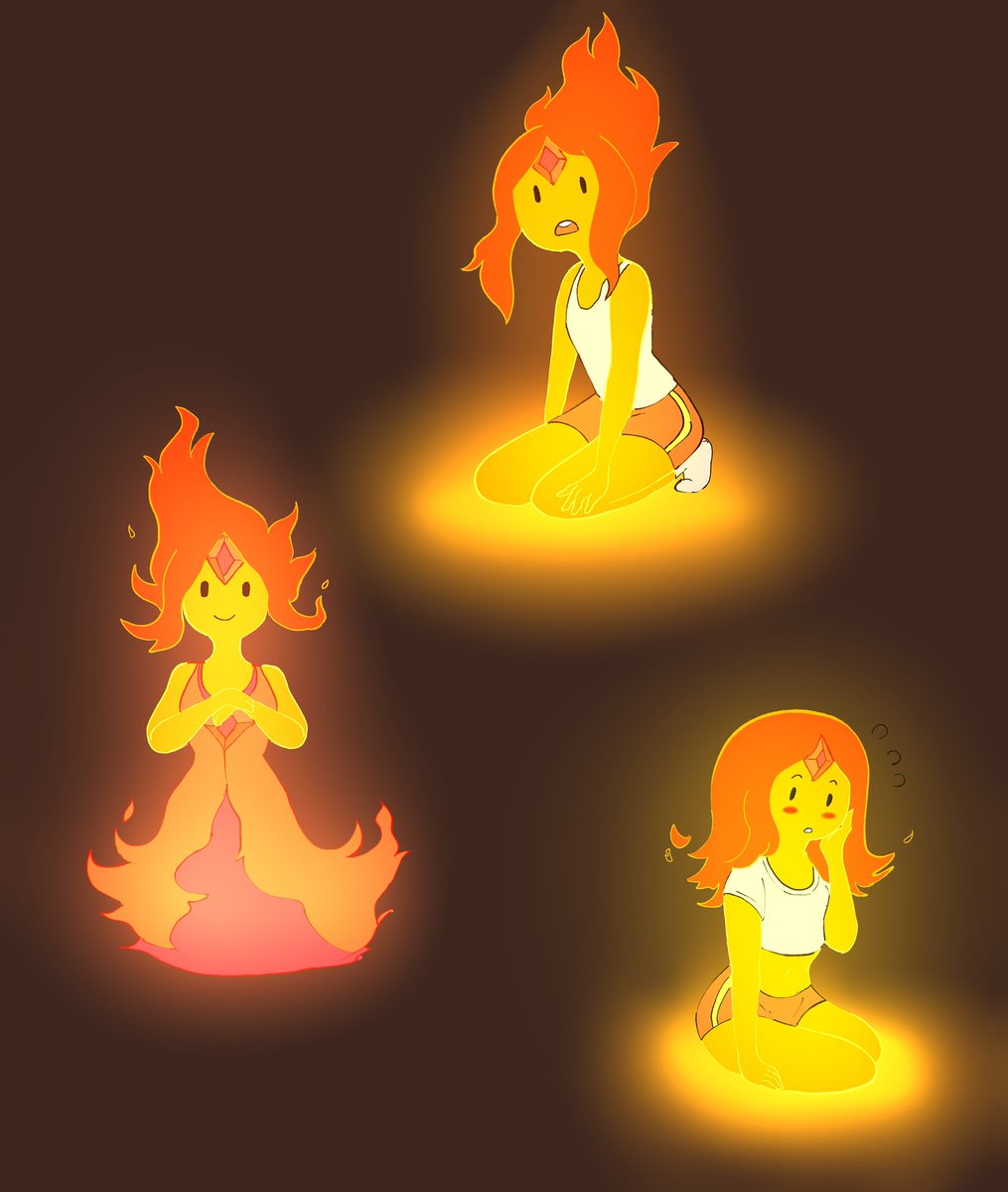 IsaBArts's tweet photo. I also did Flame Princess doodles #adventuretime #flameprincess #art https://t.co/BmP9EhVFLE