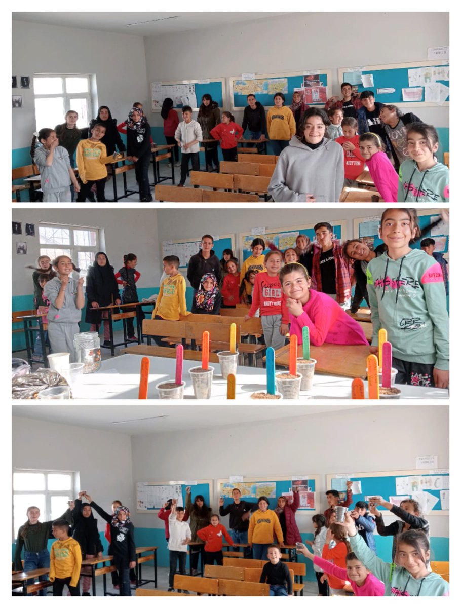KavustukO's tweet photo. Kavuştuk Köyü Ortaokulu öğrencileri  toprağa umut tohumlarını ekti. Şimdi sırada umutları sabır ve sorumluluk bilinciyle yeşertme zamanı.
@tcmeb
@Bitlis_Mem
@AdilcevazM
@Korkmazemin49
@YavuzBEKARDE https://t.co/DX8QuDOOWu