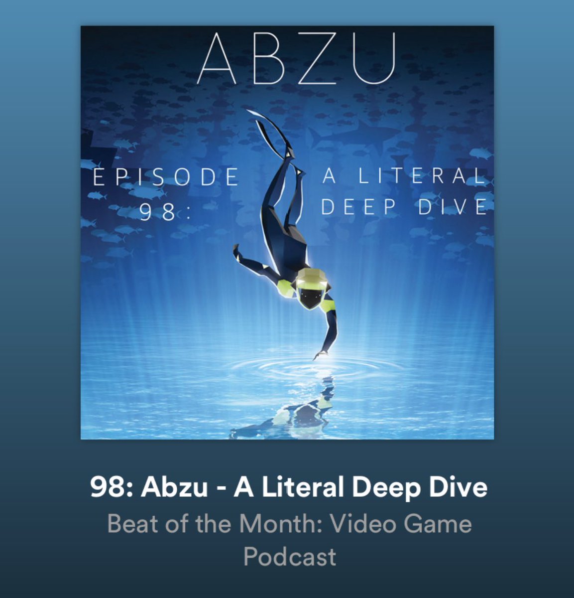 BeatoftheMonths's tweet photo. We are going deep in this new episode…Literally. Check it out on all podcast platforms
#abzu #playstation5 #journey #journeygame #playstation #nintendo #nintendoswitch #giantsquid #pathless #thatgamecompany #sky #videogames #redfall #xbox #gamepassultimate #gamepass https://t.co/I0BGdTWwDW