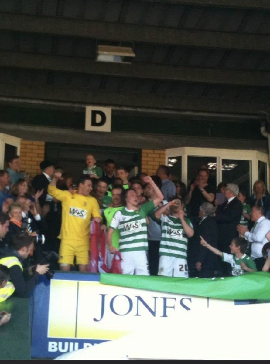 SamBidzz's tweet photo. Just 10 years ago we were on the pitch chanting “we’re off to Wembley” and today the club is likely heading for administration. Again, hang your head in shame @scottpriestnall you really are a disgrace. #ytfc https://t.co/ky8fF5oKQp