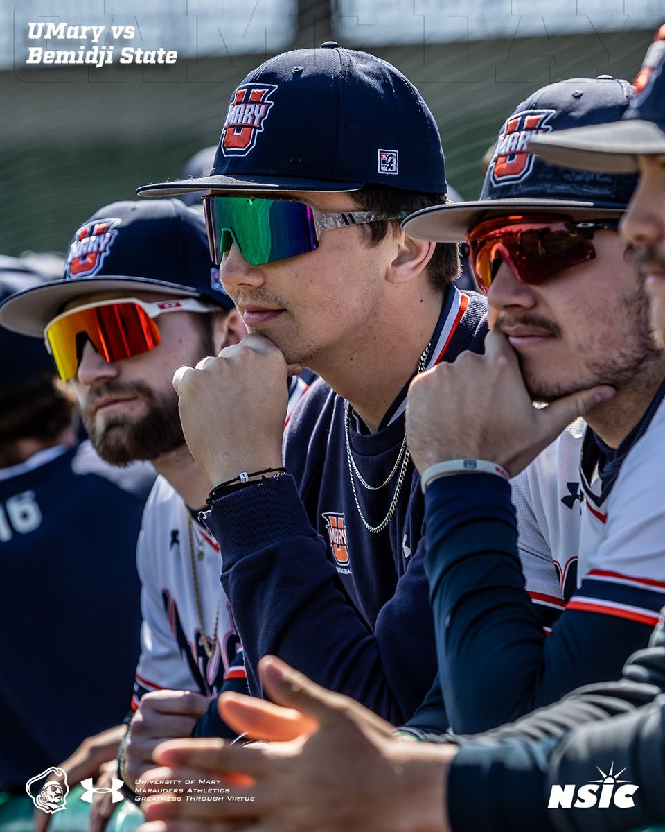 umarysports's tweet photo. GAME DAY! Last week of the regular season starts today at home! @UmaryBaseball 

🆚 Bemidji State
⏰ 1:30 &amp; 3:30 pm
🏟️ Bismarck Municipal Ballpark
📊💻 https://t.co/ebkySpxhnS

#LifeatMary https://t.co/x7uu27d04M