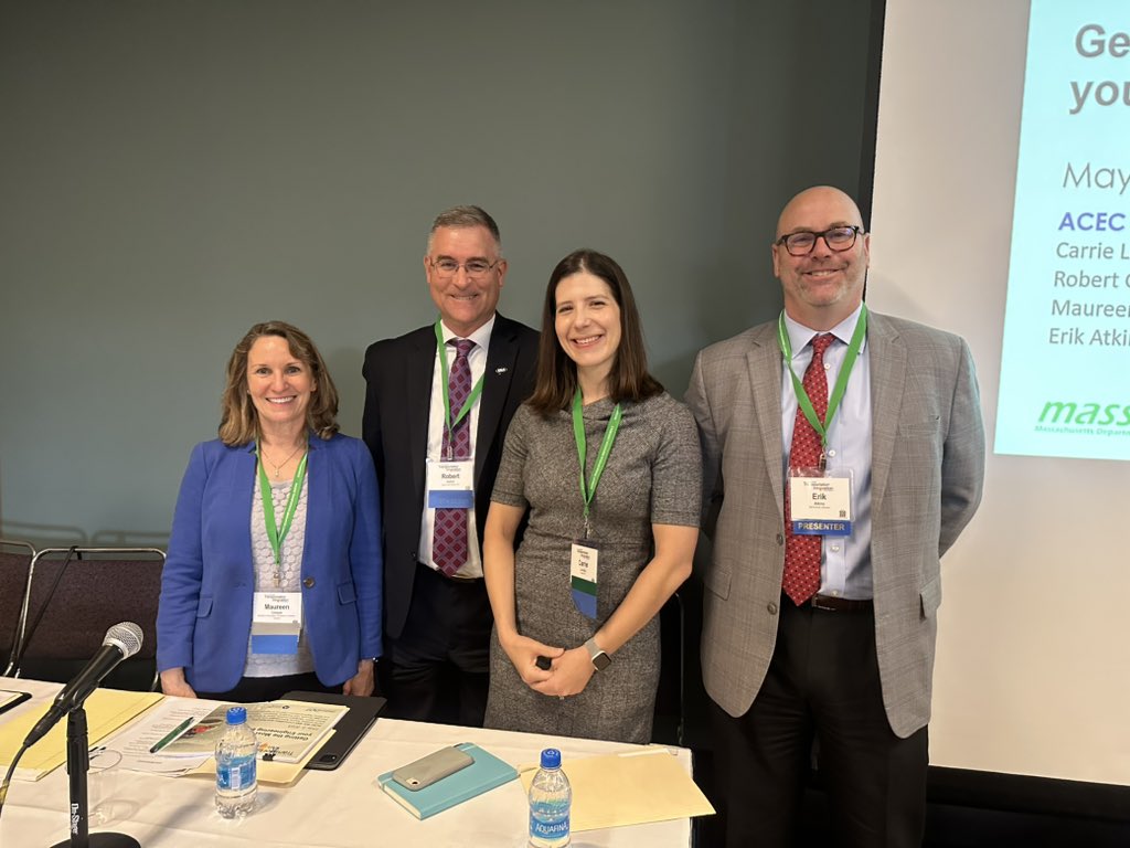 ACECMA's tweet photo. Great panel on why #QBS for selection of #engineering #architecture #designprofessional services is the best procurement method @MassDOT Innovation Conference #Worcester today! https://t.co/O7nveFuWYO