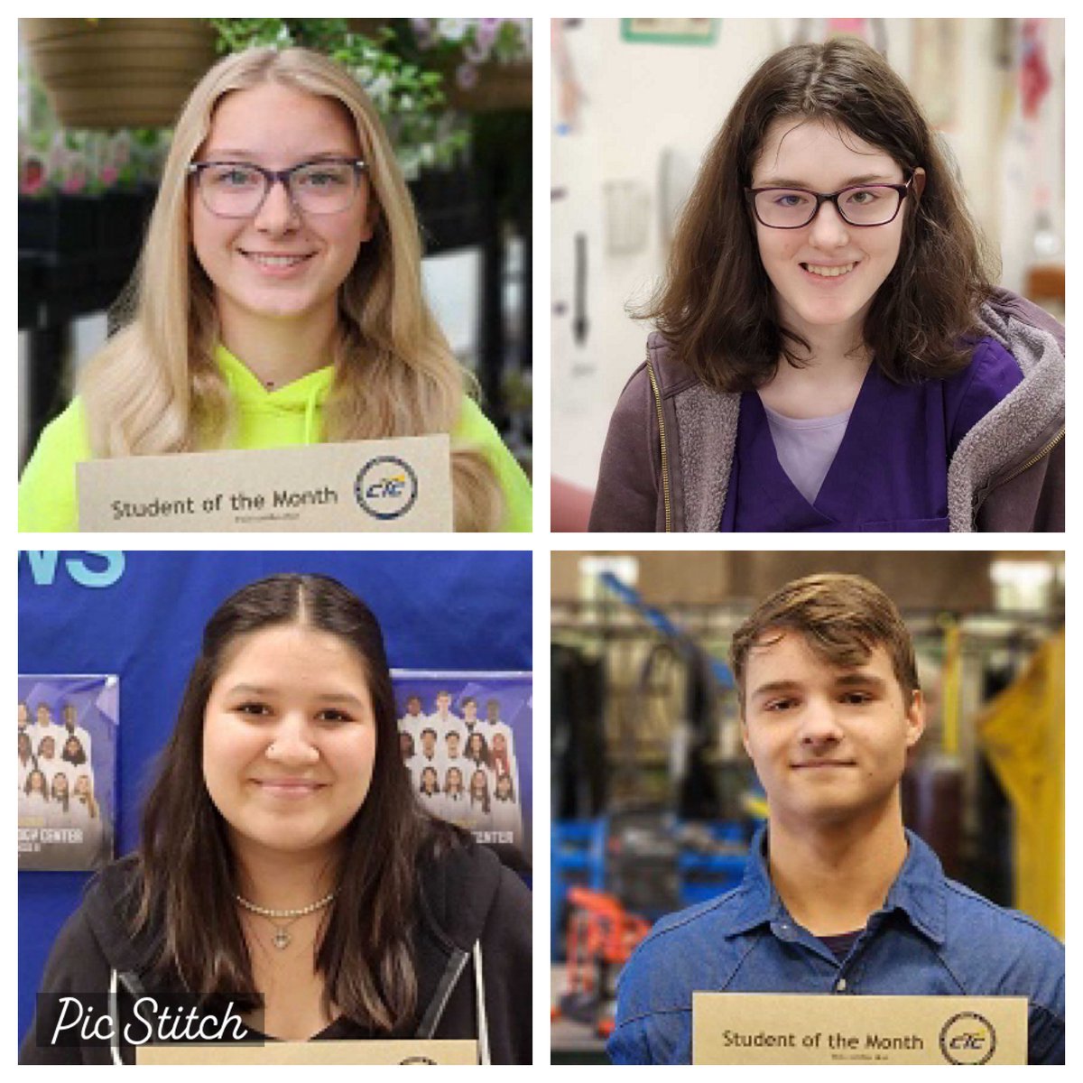 Congrats to our latest @FrederickCTC Students of the Month: Chloe (CTA), Andrew (Crim 1), Micayla (Landsc), Emma (AoHP1), Paul (Carp2), Riley (Cosmo2), Lilian (BioMd1) & Jacob (Weld2)! @CTCBiomed @AohpCtc @Landscape_CTC @CtcJustice @CTEKPearl