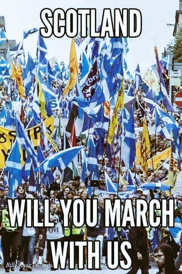 It's vital for the cause to take to the streets of Glasgow this Saturday 6 May in massive numbers. This is the opportunity to show loud &amp; clear the phenomenal support for self determination - and that we will fight for independence until the fight is won. Be there! #AUOBGlasgow