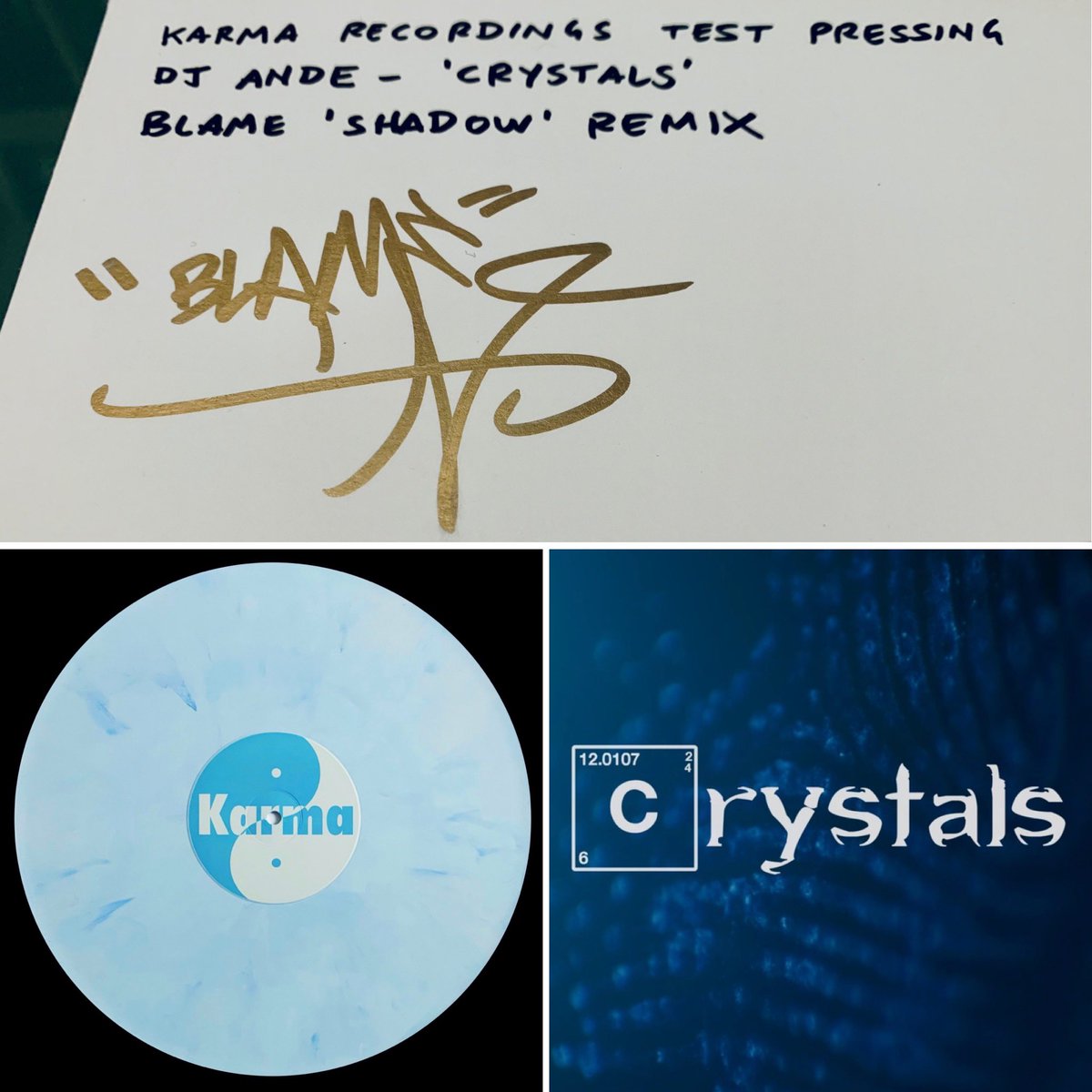 🚨COMPETITION TIME!🚨

I went back to my Moving Shadow sound for this brand new remix of ‘Crystals’, which drops on Friday 5th May at 9am on the ‘Karma Recordings’ Bandcamp page. 

To celebrate I’m giving away a signed Test Pressing. To enter the competition just RETWEET this
