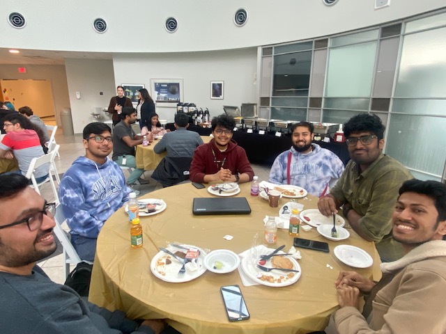 CNSE's tweet image. Last night, students took a break from studying and enjoyed food and conversation at the Finals Week Pancake Dinner in the NFS Rotunda. #sunypoly #cnse