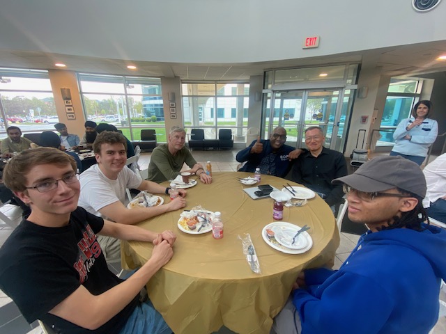 CNSE's tweet image. Last night, students took a break from studying and enjoyed food and conversation at the Finals Week Pancake Dinner in the NFS Rotunda. #sunypoly #cnse