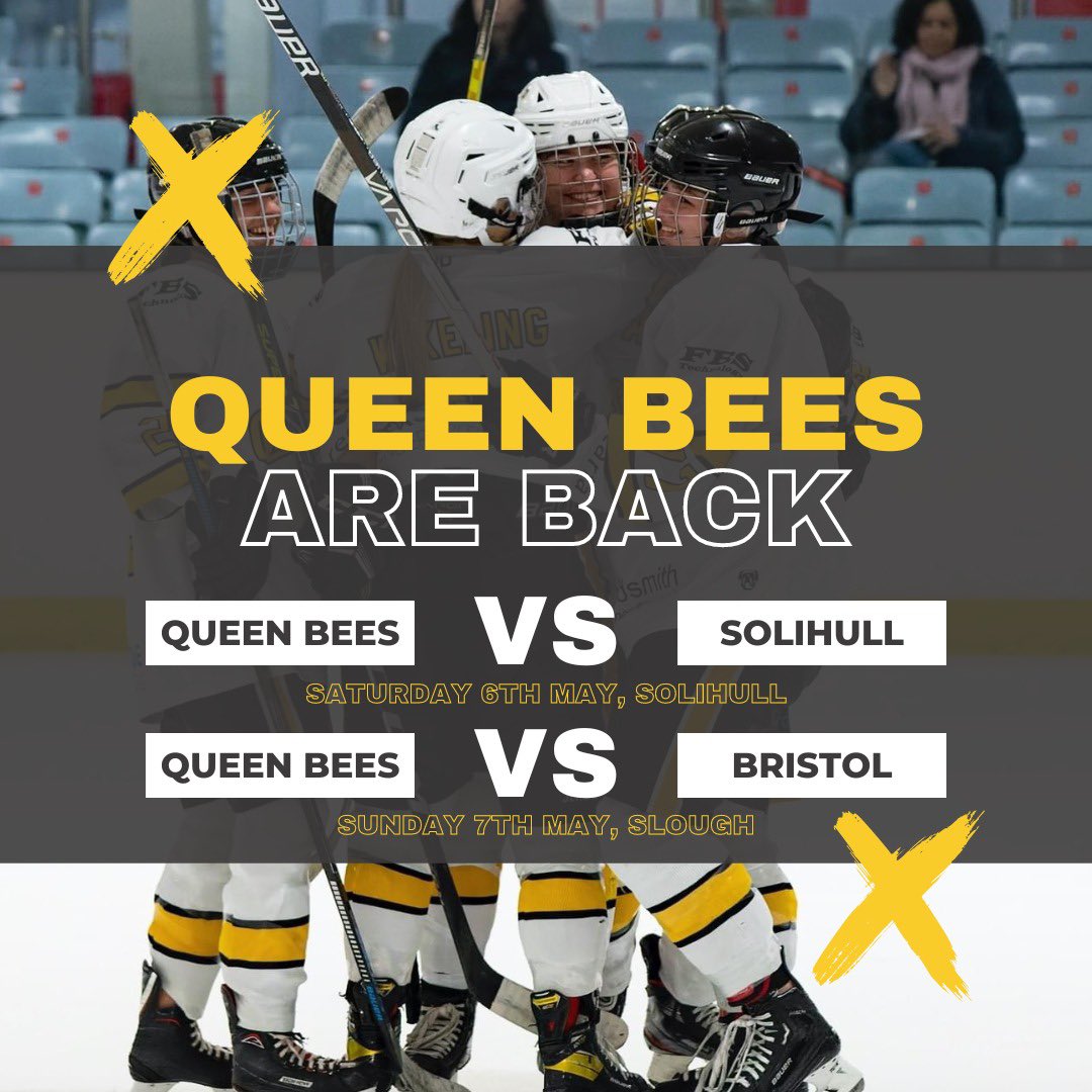 It’s a double game week this bank holiday for the QB’s 🤩

#QueenBees | #WomensHockey