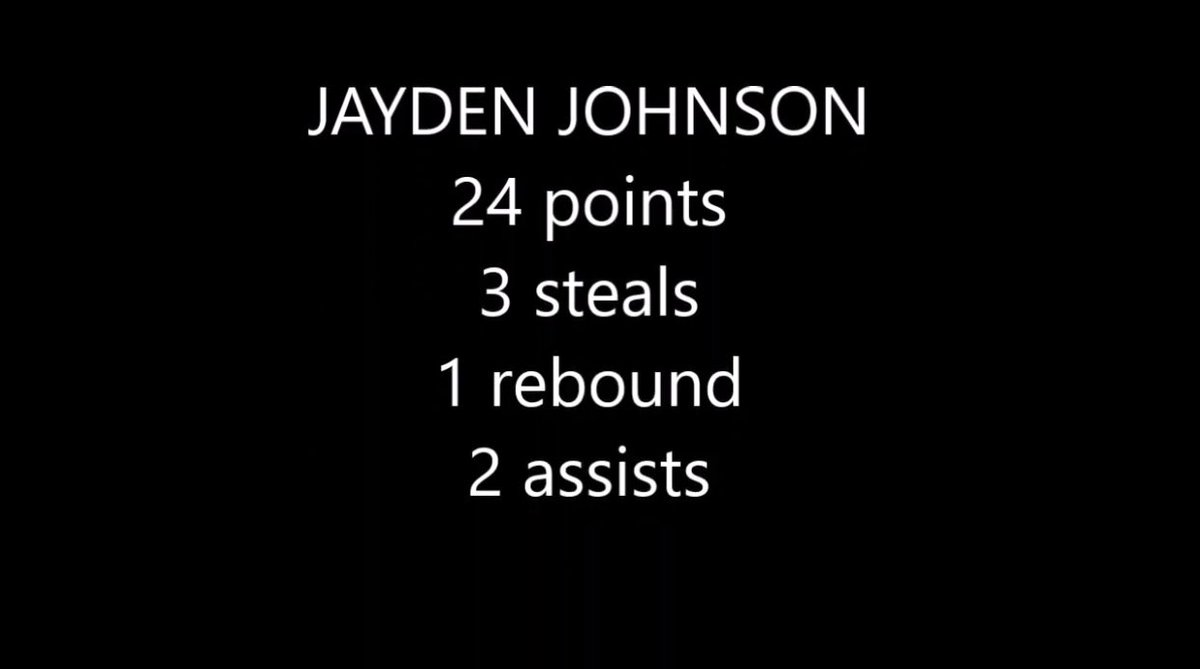 JayJohnson2023's tweet photo. @Coach_Peatross Jayden Johnson
Spoto High School
C/O 2023
6'1 1701b
Point Guard/ Shooting Guard
15.4ppg 2.6apg 3.3 rpg 2.1spg
51% FG 80% FT
GPA 3.61
Apollo Beach, Florida

Instagram: laikeniii

Email: jayajohnson2005@gmail.com https://t.co/4sn8jQ3J1y