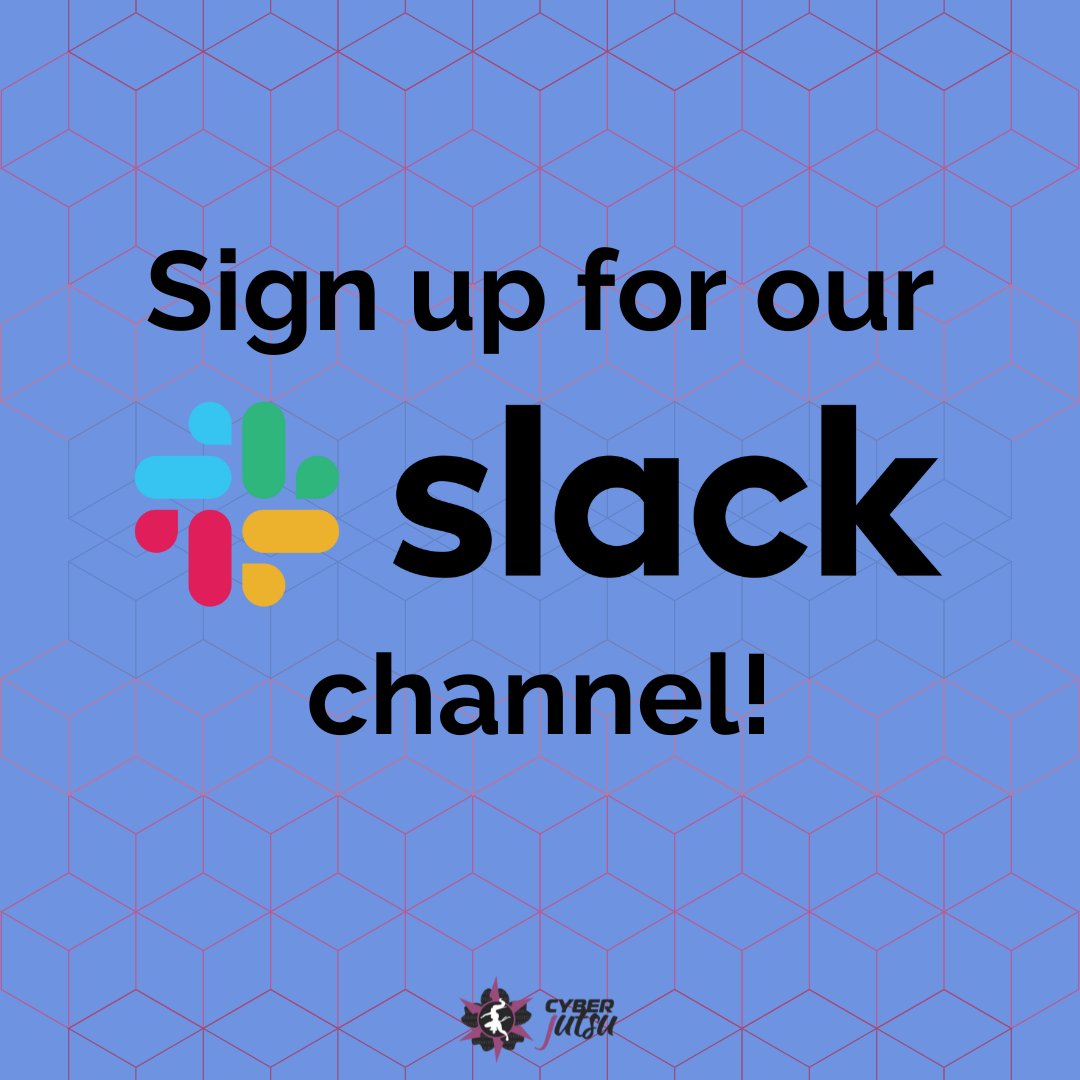 Looking to connect with women in cyber? Join the WSC Slack today! 👩🏽‍💻 Complete the form at womenscyberjutsu.org/page/JoinSlack #womenincybersecurity #cyberjutsutribe #infosec #cybersecurity #cyberjutsu #womencyberjutsu #womenintech #nonprofit