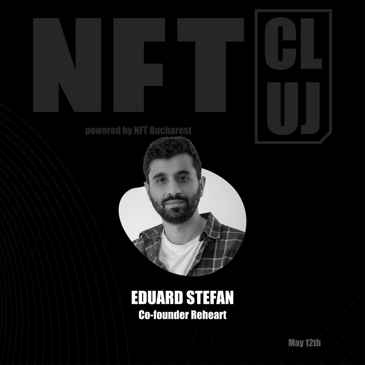 nft_bucharest's tweet photo. Eduard Stefan will be speaking at #NFTCluj.

@stefan_eduard_i is one of the founders of @Reheartcare, a project that aims to use blockchain technology to support social causes. https://t.co/u3IrlBaqxw