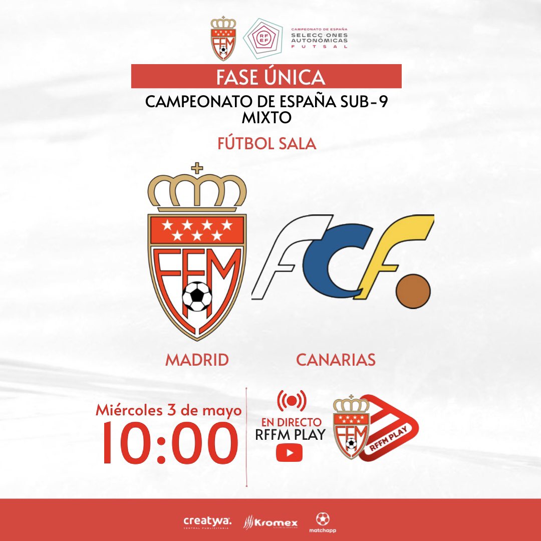 Comité de Fútbol Sala - RFFM tweet media