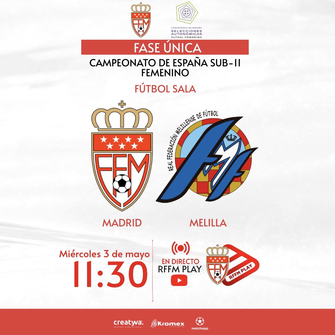 Comité de Fútbol Sala - RFFM tweet media