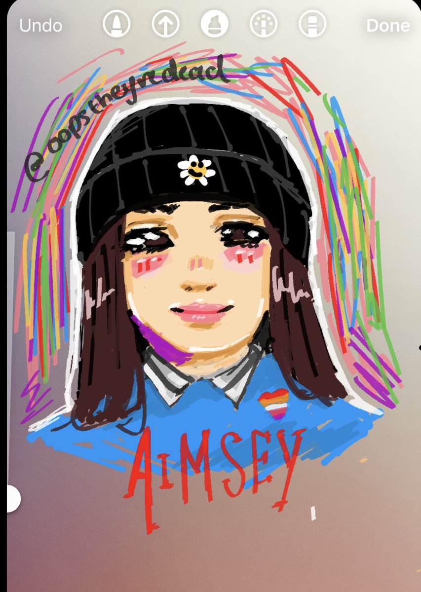 #BadArtBan
I attempted to draw aimsey on the instagram story thing