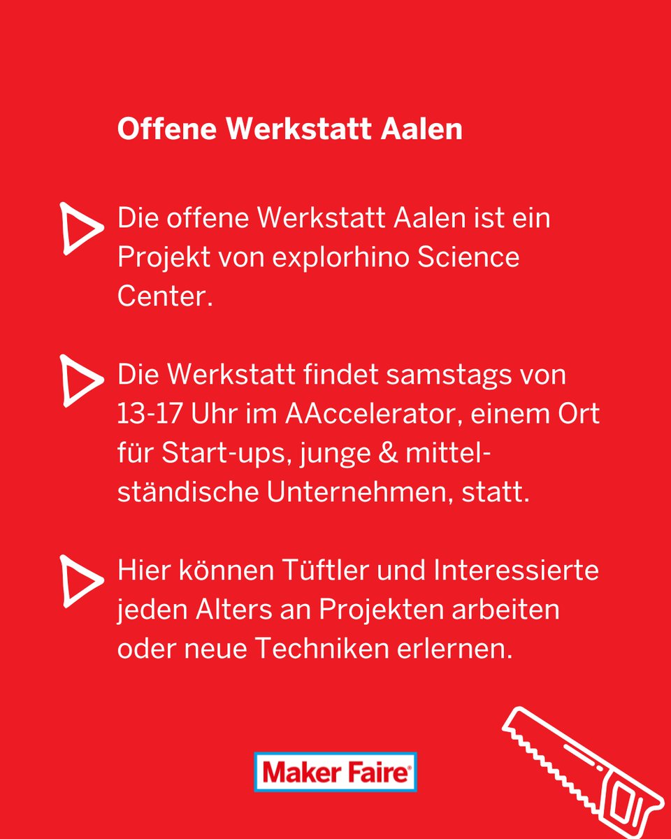 Eine offene Werkstatt für Maker? Genau das gibt es in Aalen im explorhino Science Center. 👀
Hier könnt ihr an euren Projekten arbeiten und verschiedene Techniken erlernen. Es gibt ein großes Repertoire an Maschinen und Geräten, die nicht jeder zu Hause hat.