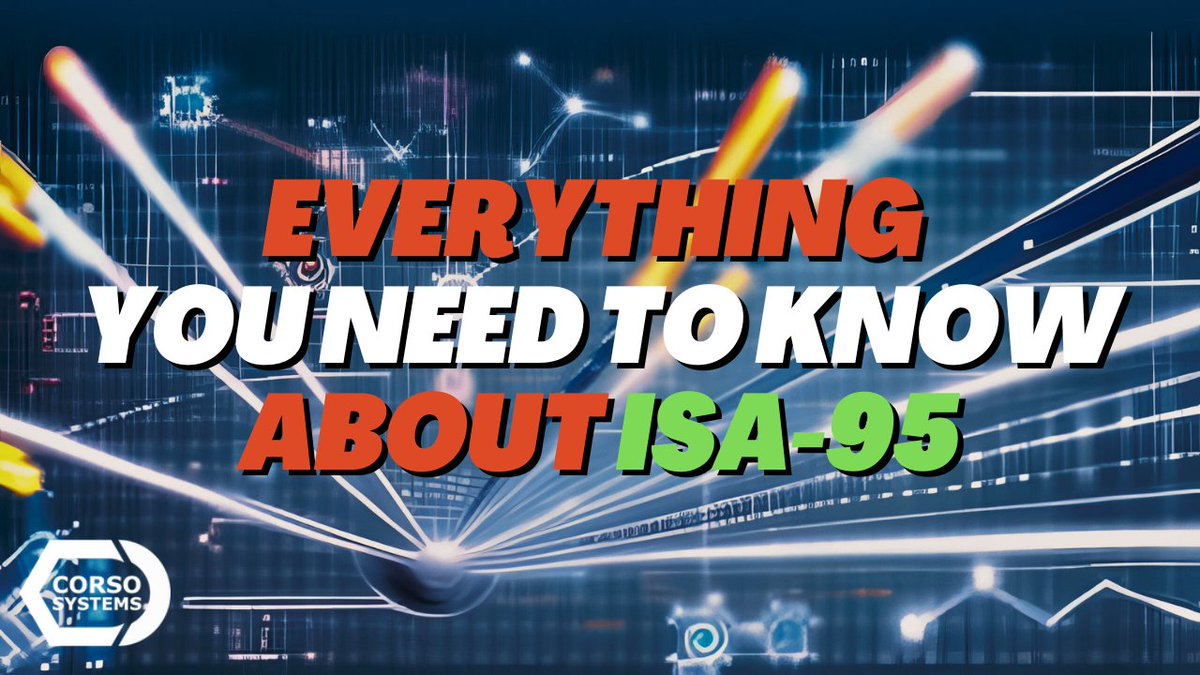 CorsoSystems's tweet photo. Corso Systems reviews the ENTIRE ISA-95 standard. Here's everything you need to know: https://t.co/d228LVP31j
#ISA95 #UnifiedNamespace #SparkplugB #MQTT #Automation #IndustrialAutomation #IIoT #ISAStandards https://t.co/JQEtE5pSAa
