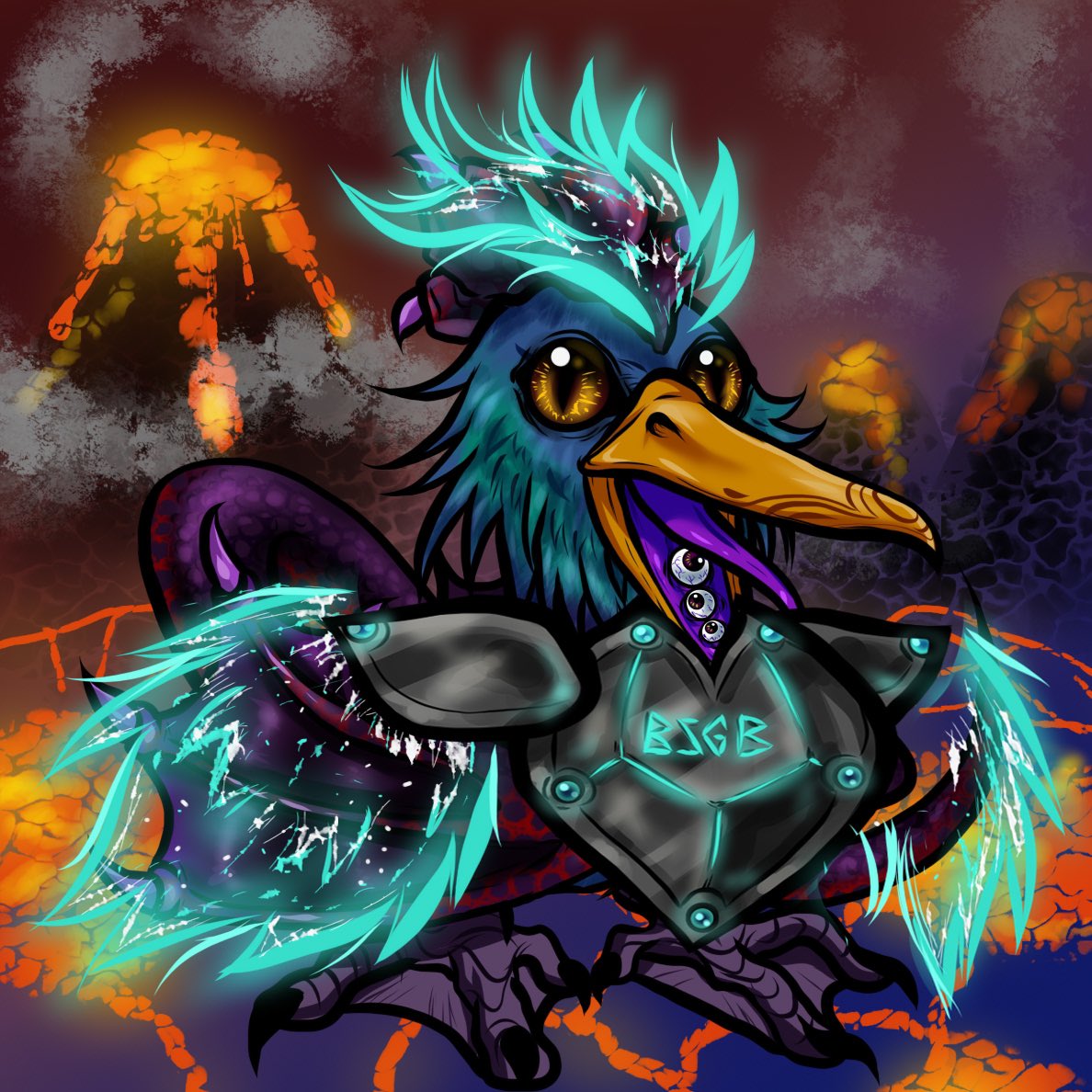 Let’s be honest.. #BabySongbirds and #MonsterSongbirds have one of the coolest/cleanest designs on the #SongbirdNetwork! 🎨🖌️🐥🧟‍♂️

#NFT $SGB $FLR