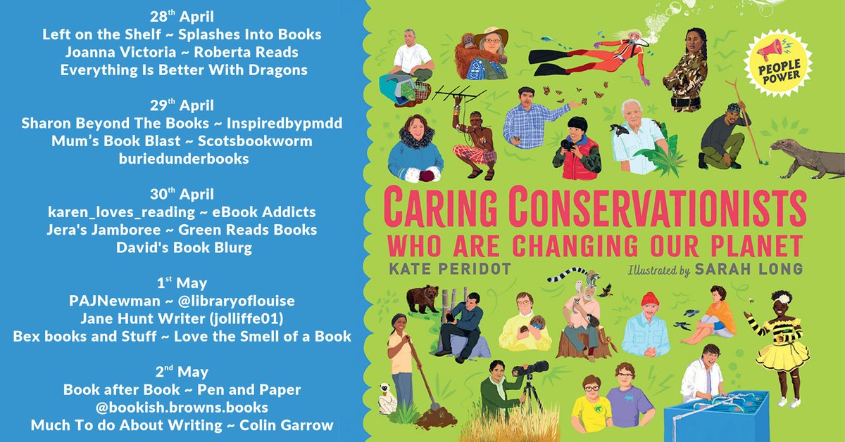 rararesources's tweet photo. "A wonderful book full of facts and helpful information that makes it a wonderful read for all ages." says @kelmason_ about Caring Conservationists who are changing our planet about @kateperidot   https://t.co/h0i03cixtC https://t.co/znLDyEfFCt