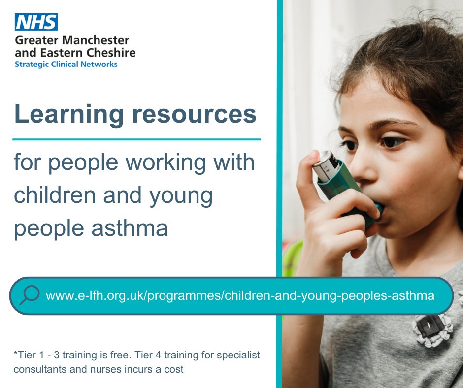 Work with children and young people with asthma? Access FREE online training to give you the skills and knowledge to support them. Available to health and non-health professionals. Visit: e-lfh.org.uk/programmes/chi… #WorldAsthmaDay