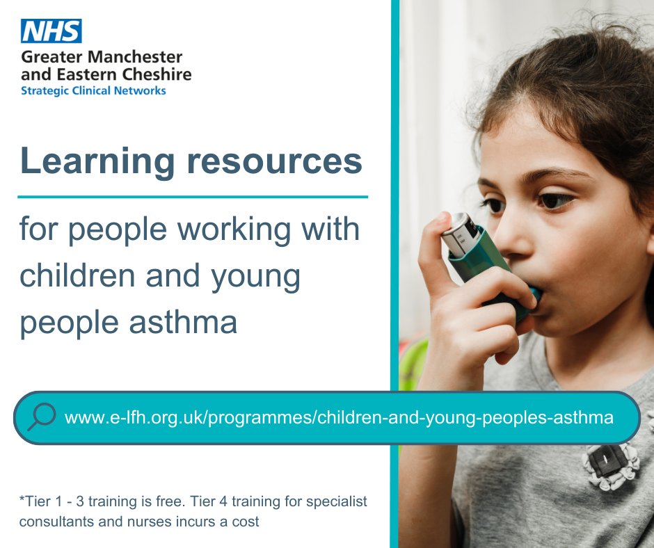 GMEC_SCN's tweet photo. Work with children and young people with asthma? Access FREE online training to give you the skills and knowledge to support them. Available to health and non-health professionals. Visit: https://t.co/mHAr2FQPZ0
#WorldAsthmaDay https://t.co/InvCY2Z7pc