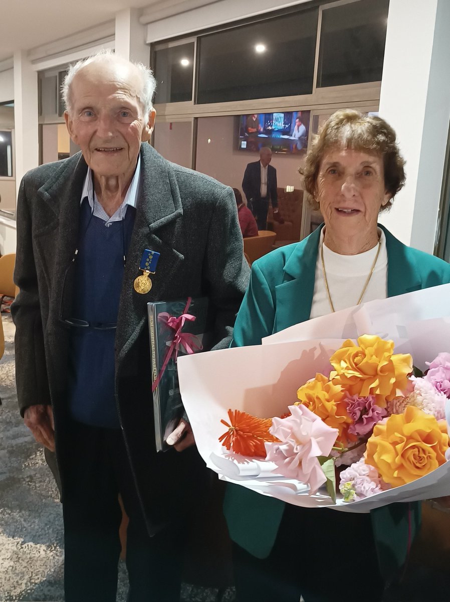 John Ward (OAM) and Pam Ward (OAM). 
Teachers. Labor stalwarts. Community legends. 
@senator_sheldon @NSWLabor @TeachersFed