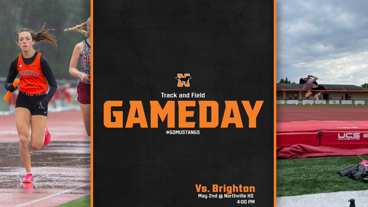 nvilleathletics's tweet photo. Good luck to the track and field program in a big meet vs. Brighton today!  #GoMustangs #BeAGreatTeammate #MakeSomeoneBetter https://t.co/Vs10JlEQDr