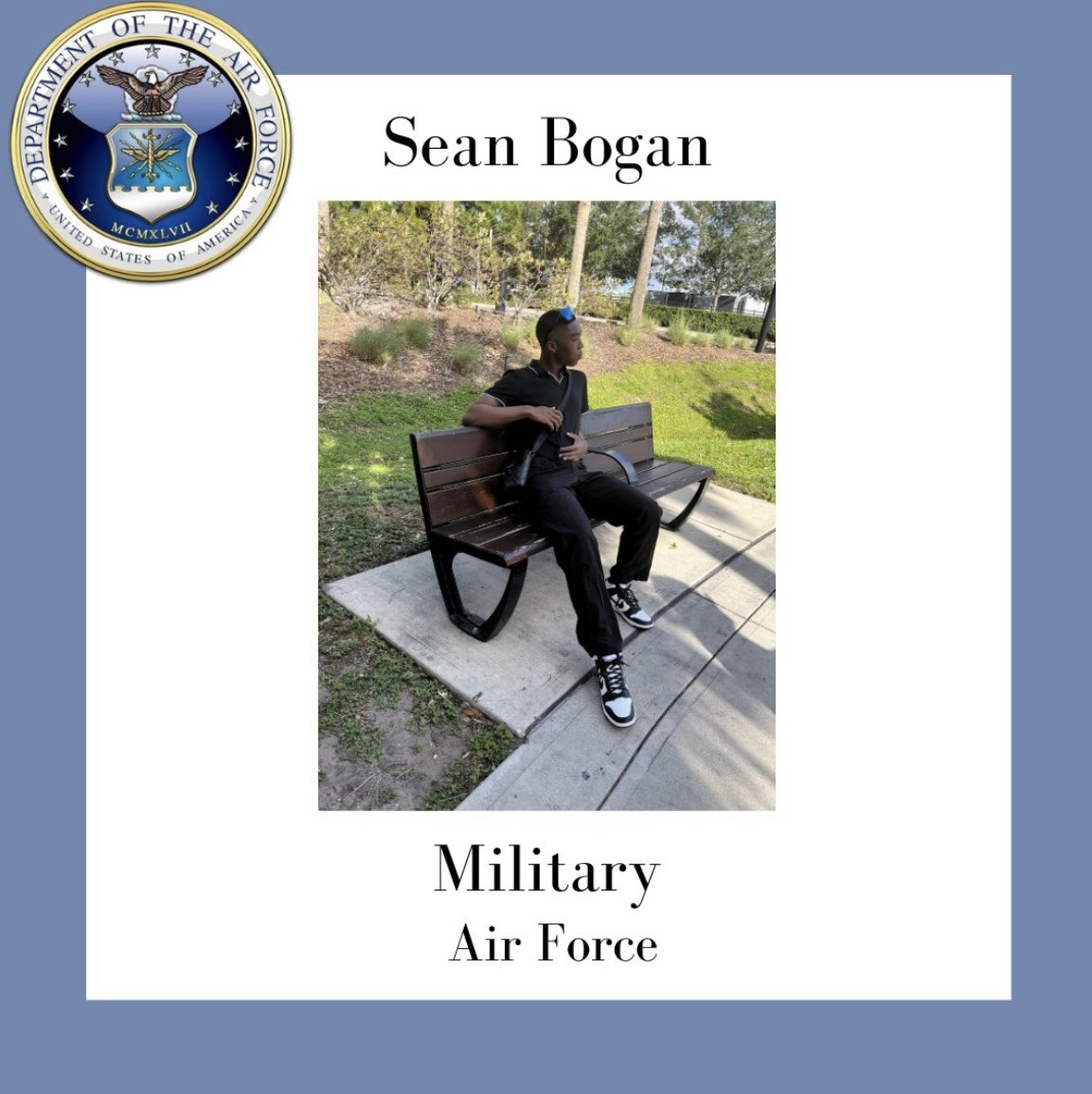 _dawnmontgomery's tweet image. And just like that… his decision has been made #SeanB #militarybound #AirForce #thelegacycontinues