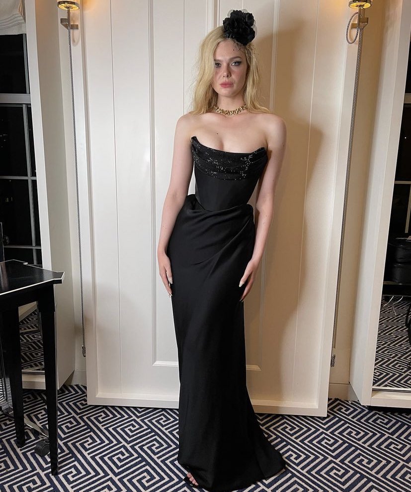 Obsessed with Elle Fanning's Vivienne Westwood look for the Met Gala after  party